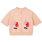 Shroom Cardigan in Pale Peach by Wynken