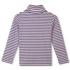 Soft Roll Neck in Ultramarine Stripe by Wynken