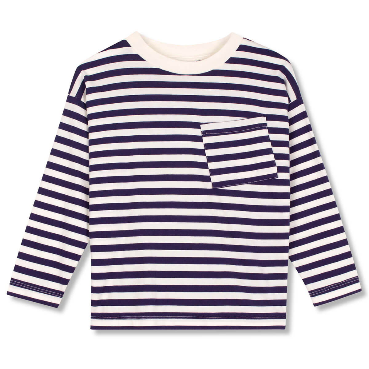 Wynken Pocket Tee in Night Navy / Ecru by Wynken - Junior Edition