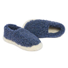 Full Slippers in Dark Blue by Yoko Wool