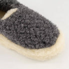 Full Slippers in Graphite by Yoko Wool