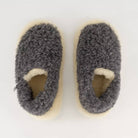 Full Slippers in Graphite by Yoko Wool
