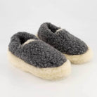 Full Slippers in Graphite by Yoko Wool