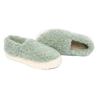Full Slippers in Green by Yoko Wool