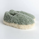 Full Slippers in Green by Yoko Wool
