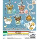 Rilakkuma Dinosaur Costume Marker Keychain Gachapon Capsule Collectible by Koro Koro