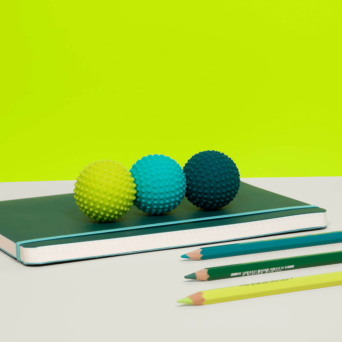 Odds Silicone Fidget Magnets in Green Dots by Speks