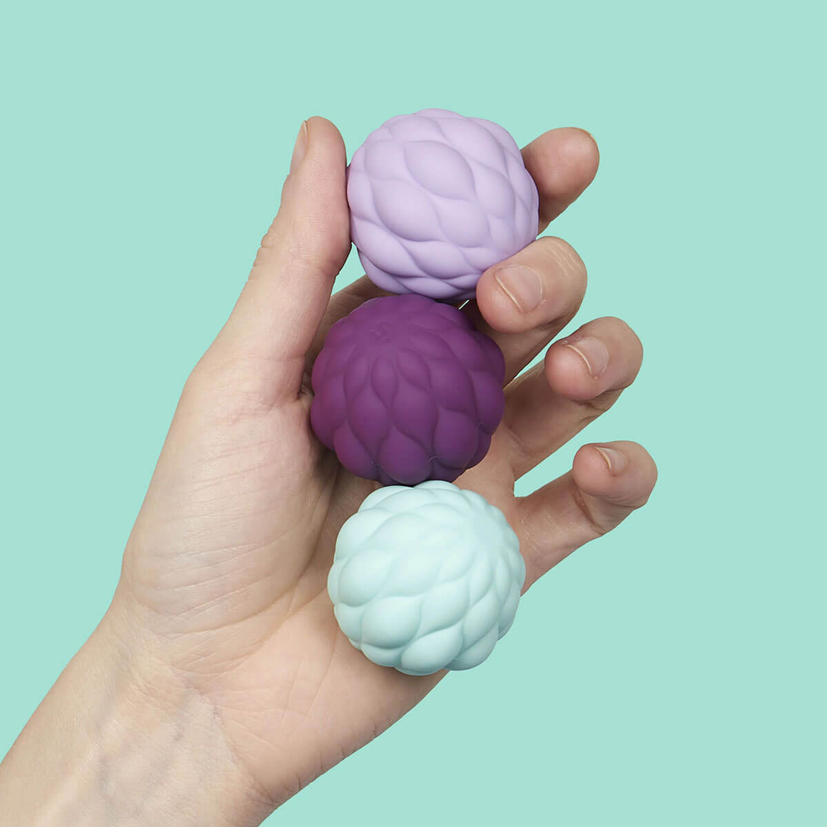 Odds Vivid Silicone Fidget Magnets in Purple Puffs by Speks