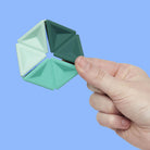 Pivot Silicone Flexagon in Teal by Speks