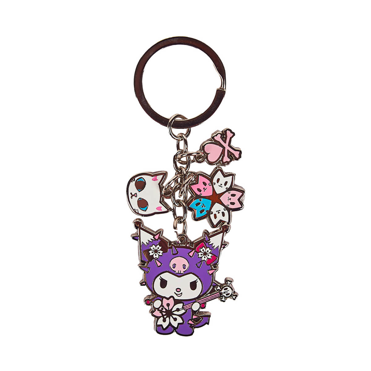 Kuromi Sakura Festival Enamel Charm Keyring by Tokidoki – Junior