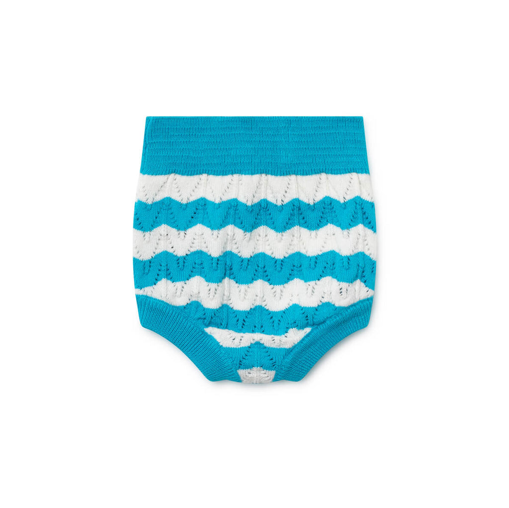 Paul's Stripe Knitted Baby Culotte by Bobo Choses