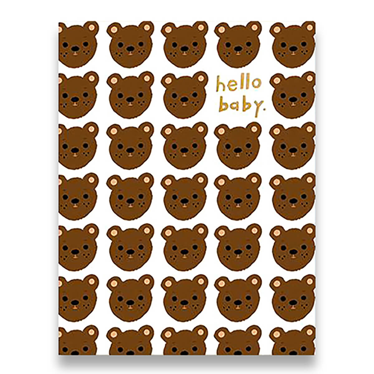 Hello Baby Greetings Card by Carolyn Suzuki for 1973