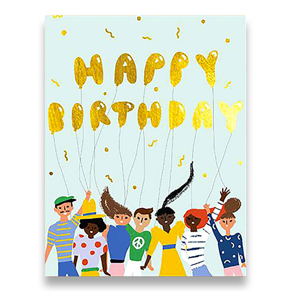Happy Birthday Tomodachi Greetings Card by Carolyn Suzuki for 1973