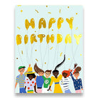 Happy Birthday Tomodachi Greetings Card by Carolyn Suzuki for 1973