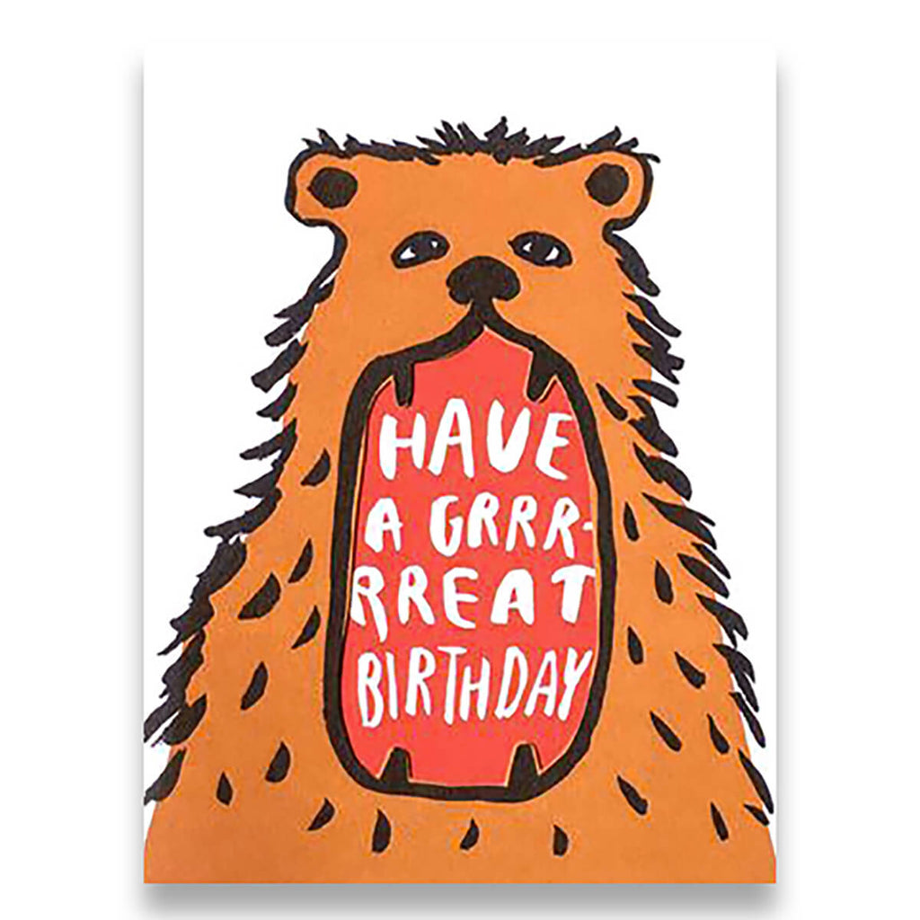 Have A Great Birthday Greetings Card by Egg Press for 1973