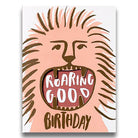 Roaring Good Birthday Greetings Card by Egg Press for 1973