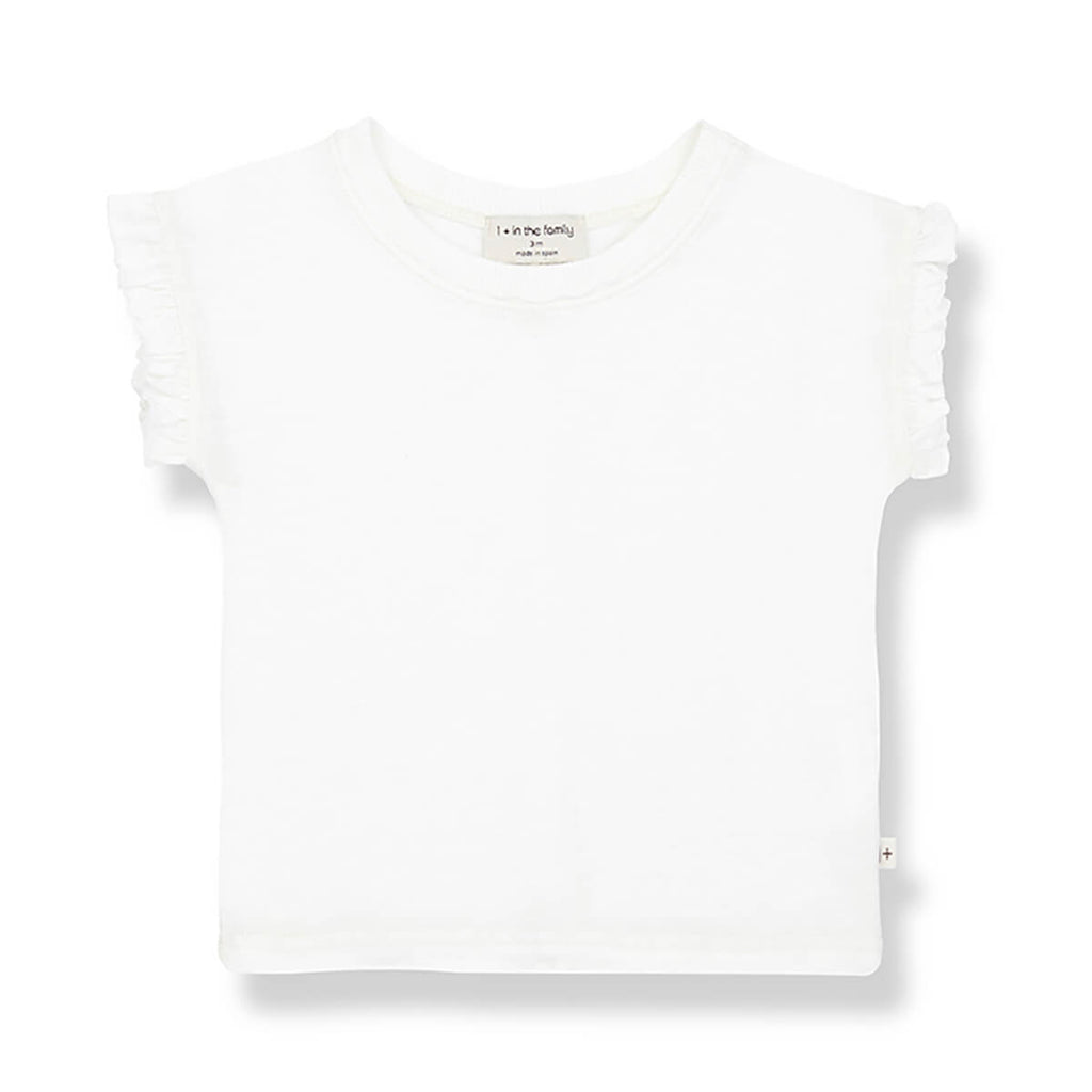 Mireia T-Shirt in Off-White by 1+ in the family