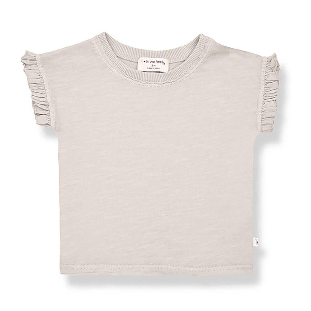Mireia T-Shirt in Stone by 1+ in the family