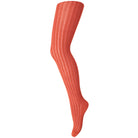 Cotton Rib Tights in Burnt Orange by MP Denmark
