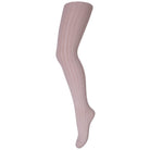 Cotton Rib Tights in Dusty Rose by MP Denmark