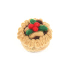 Mini Mince Pie Felt Hanging Tree Decoration by Amica