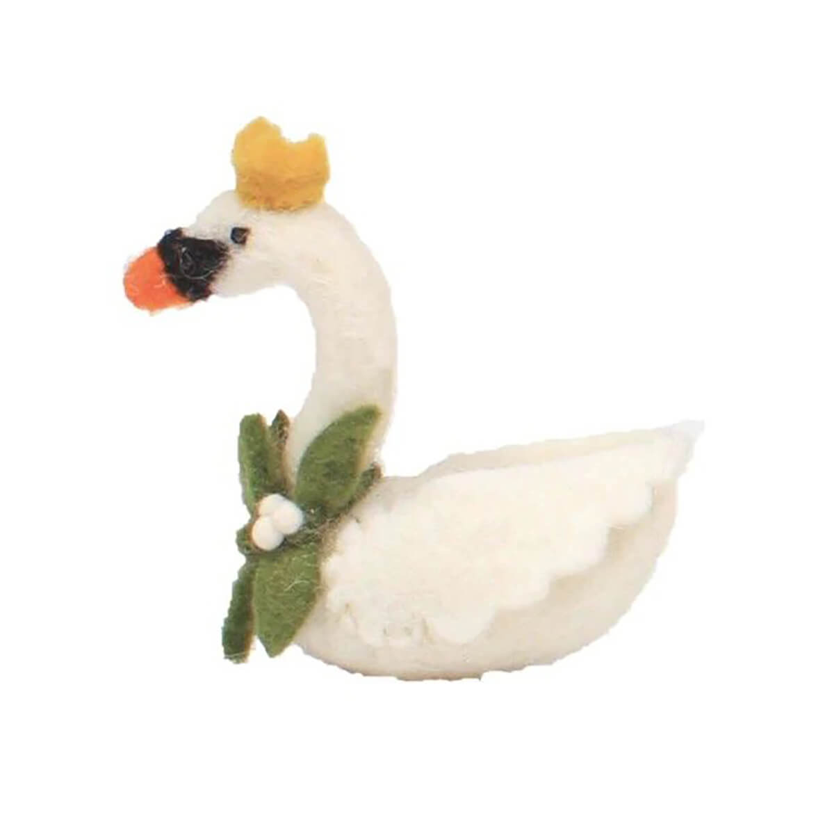 Mini Swimming Swans 12 Days Of Christmas Hanging Christmas Decorations ...