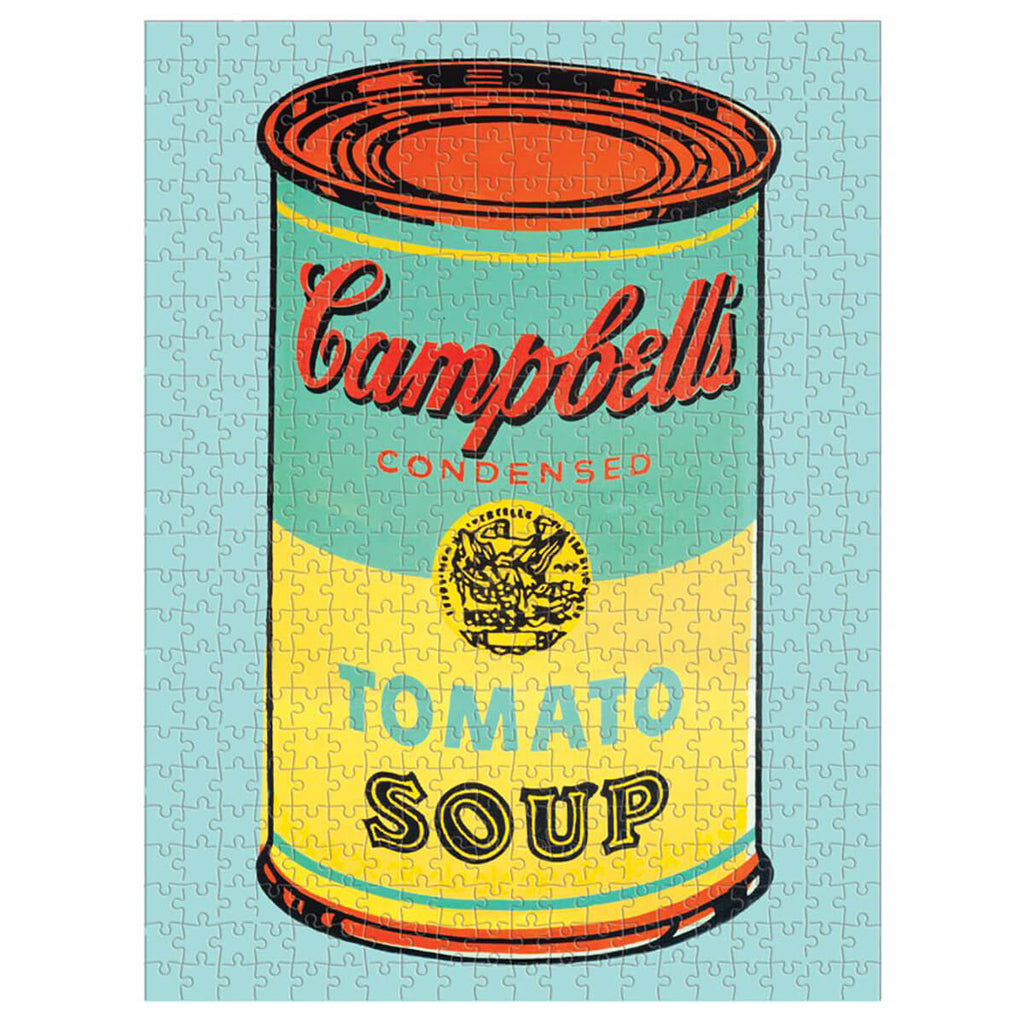 Warhol Soup Can 500 Piece Double Sided Puzzle by Mudpuppy