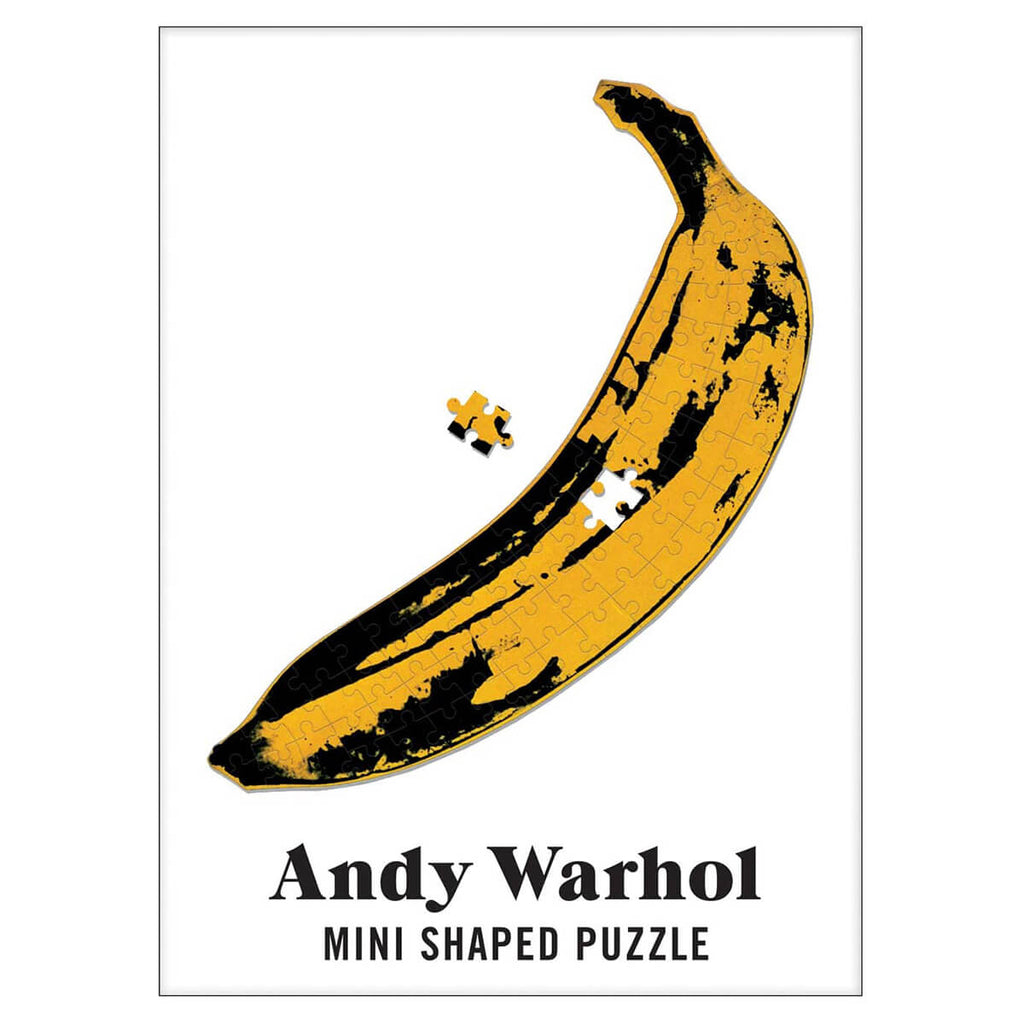 Andy Warhol Banana Mini Shaped Puzzle by Mudpuppy