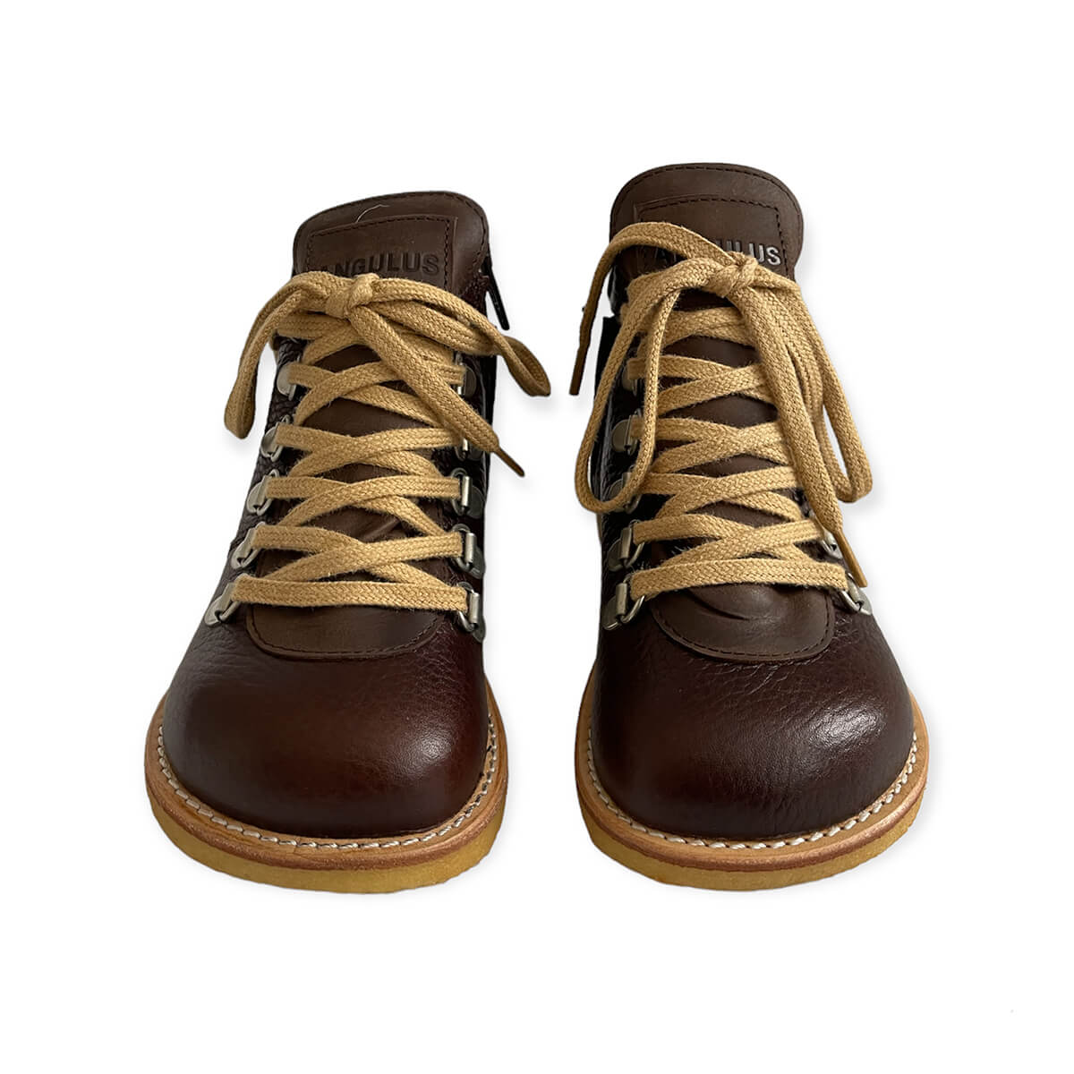Lace Up Boots With Zipper in Angulus Brown by Angulus Last One