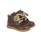 Lace Up Starter Boots in Angulus Brown with Contrast Stitching by Angulus