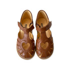 Heart Sandals in Cognac by Angulus