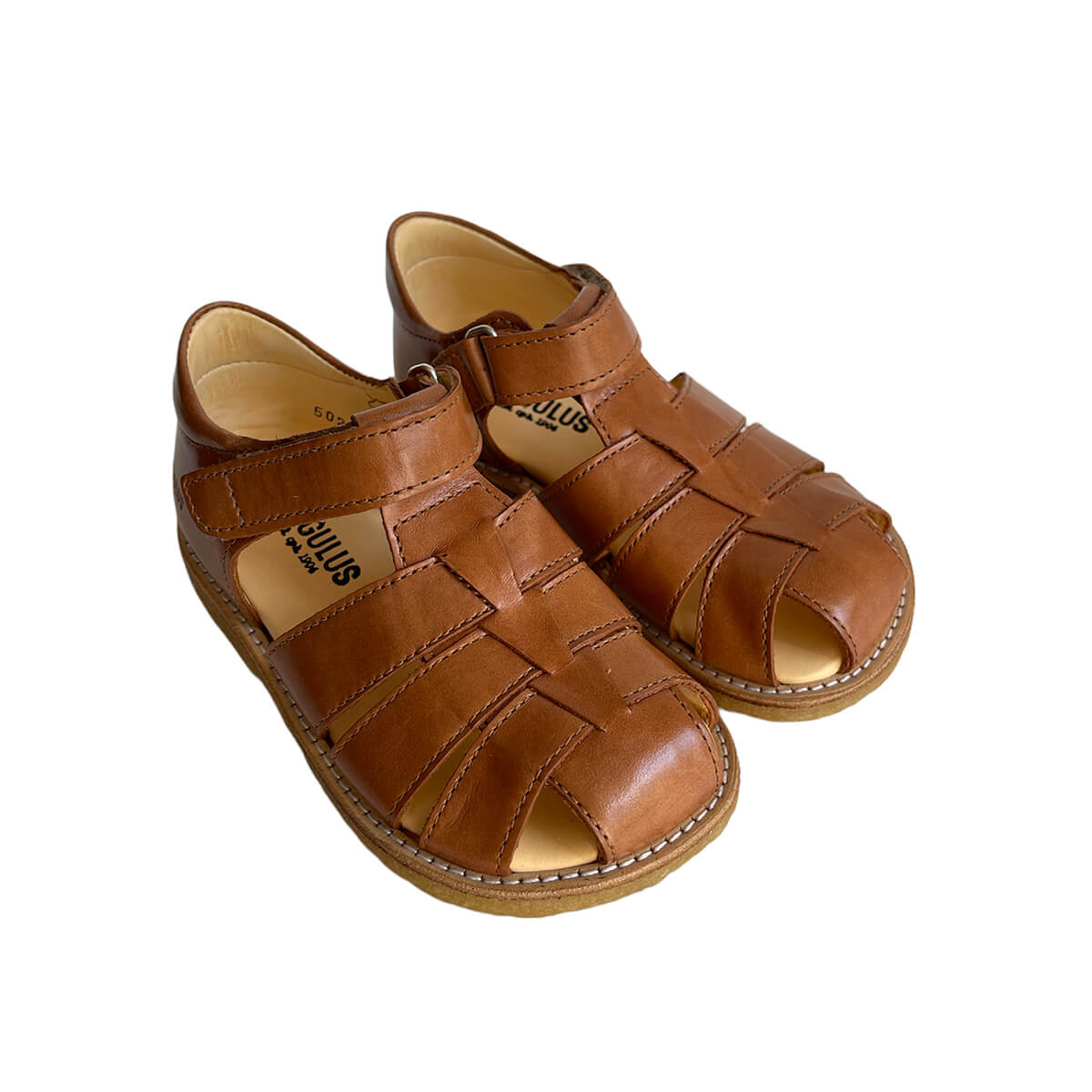 forsikring konvergens Information Fisherman Sandals in Cognac (Wide Fit) by Angulus – Junior Edition