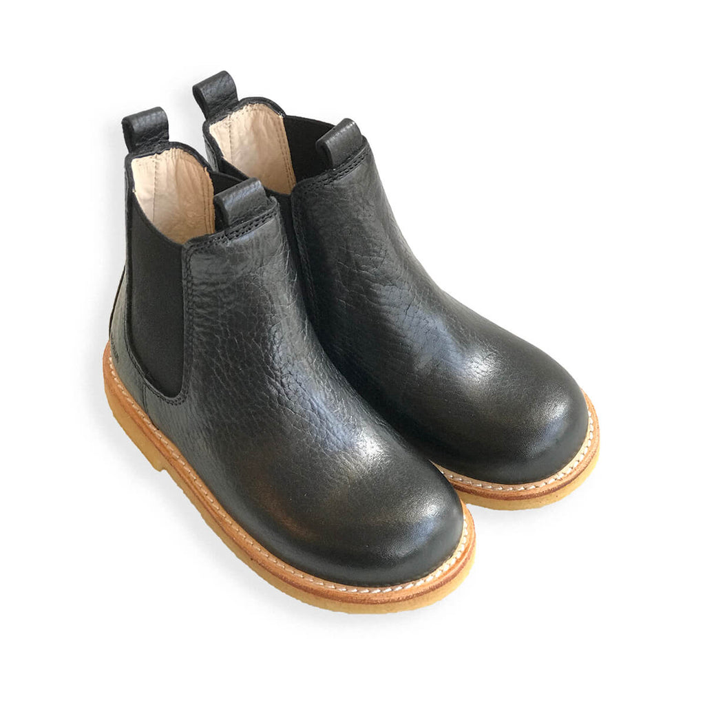 Classic Chelsea Boots in Black by Angulus