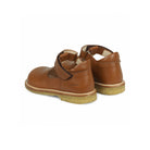 T Bar Starter Mary Janes in Cognac by Angulus