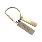 Mini Brass Ruler Keyring by Artcadia