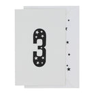 3rd Birthday Greetings Card by Artcadia