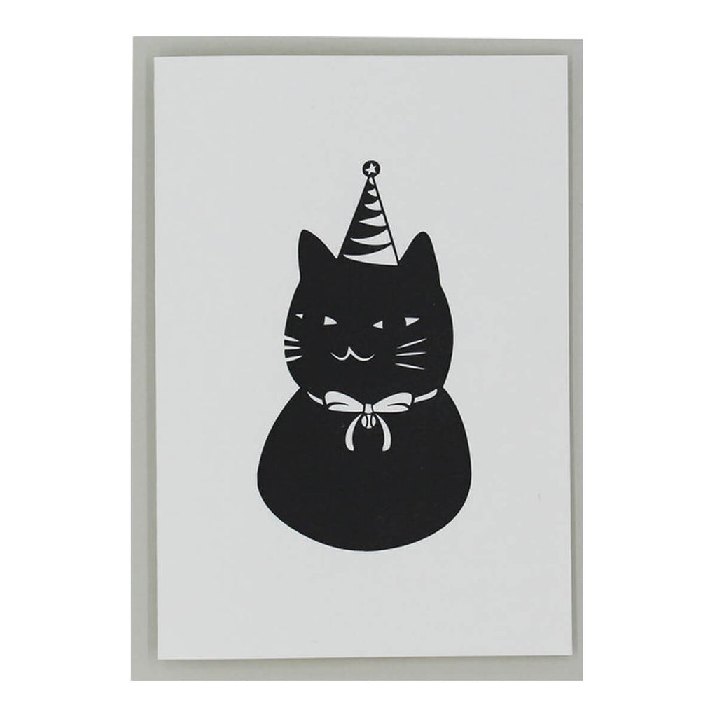 Birthday Cat Greetings Card by Artcadia