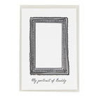 My Portrait of Daddy Greetings Card by Artcadia