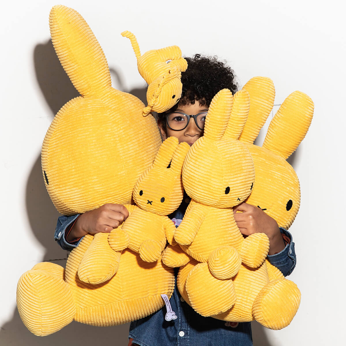 Small Corduroy Miffy in Yellow (23cm) by Bon Ton Toys – Junior Edition