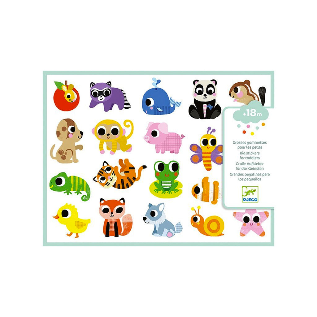 Baby Animals Big Stickers by Djeco