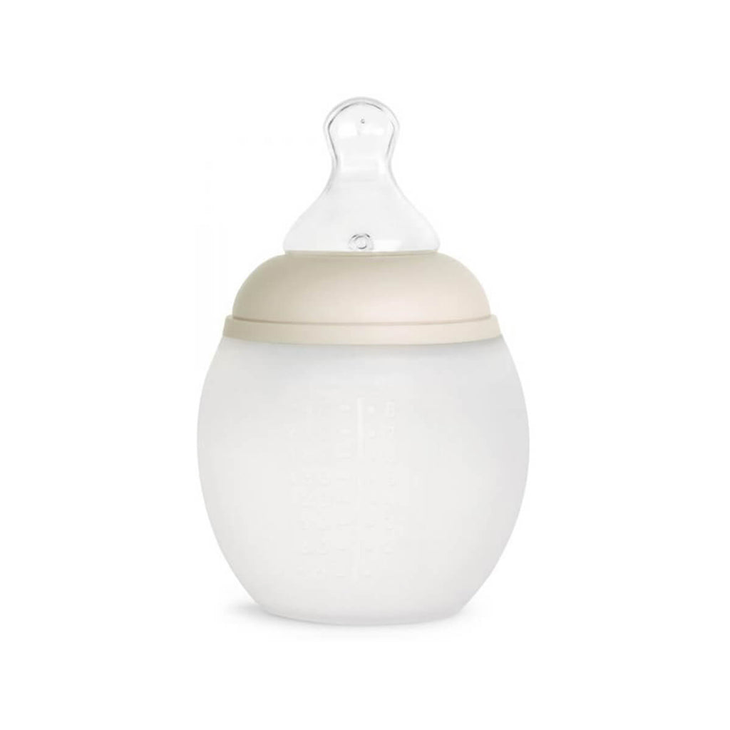 Baby Feeding Bottle 240ml With Teat in Sand by Élhée