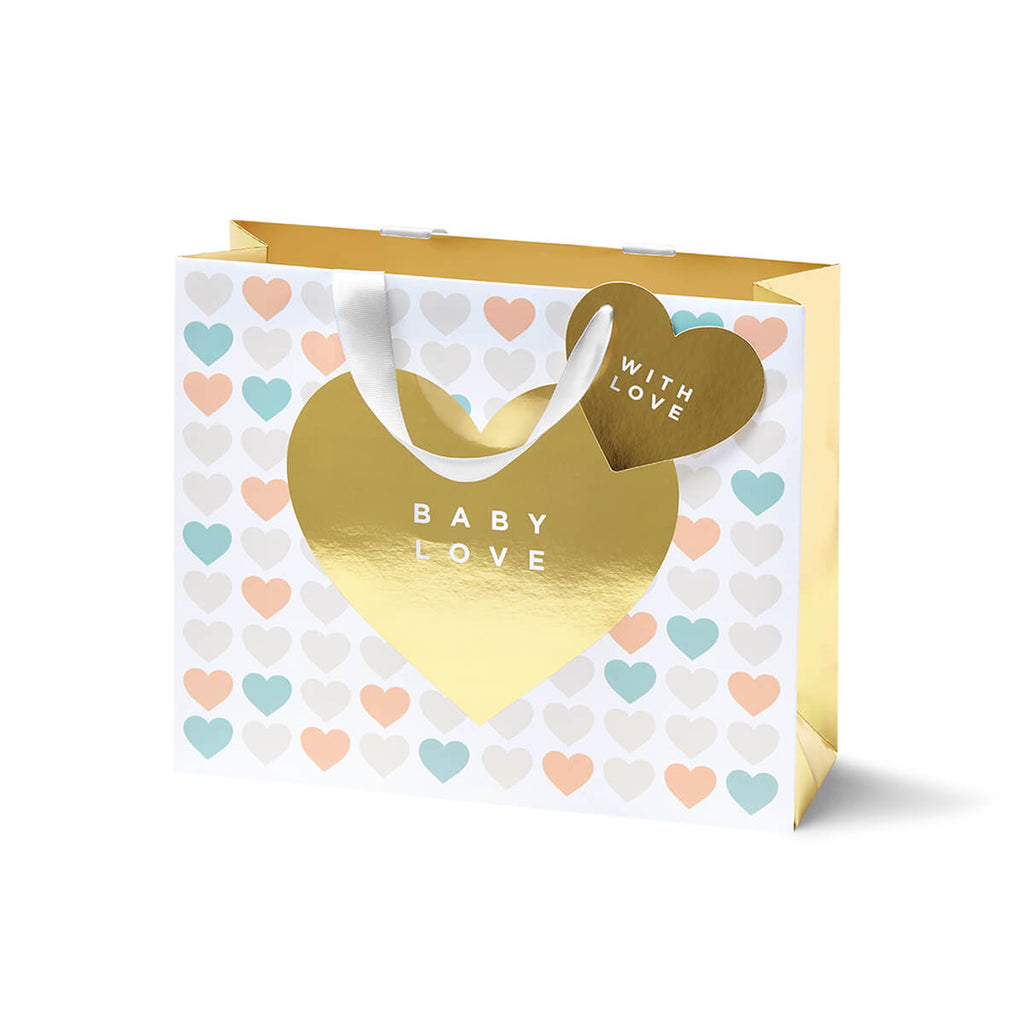 Baby Love Medium Gift Bag by Kelly Hyatt for Lagom Design