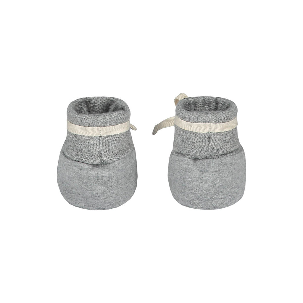 Ribbed Booties in Grey Melange by Gray Label