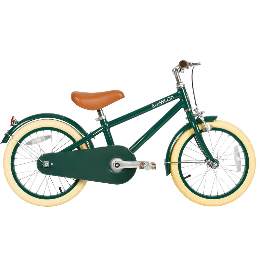 Classic Pedal Bike in Green by Banwood - IN STOCK
