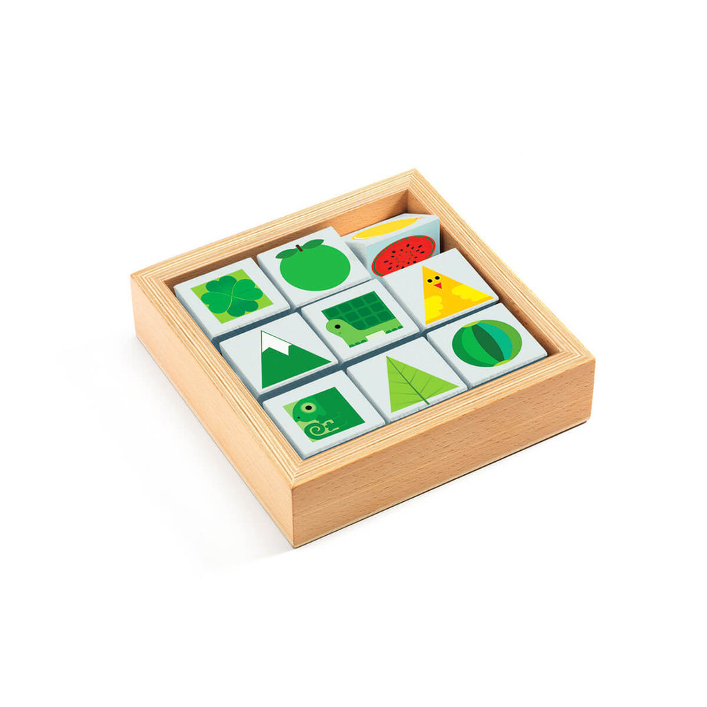 TriBasic Wooden Shape Puzzle by Djeco