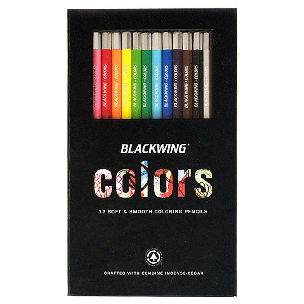 Blackwing Colors Colouring Pencils (Pack Of 12) by Blackwing