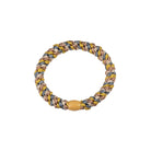 Kknekki Snag Free Hair Band in Green / Gold / Nougat Glitter by Bon Dep