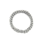 Kknekki Snag Free Hair Band in Silver Glitter by Bon Dep
