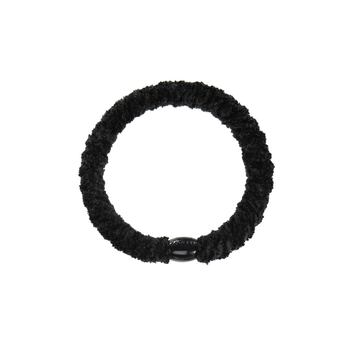 Kknekki Velvet Hair Band in Black by Bon Dep