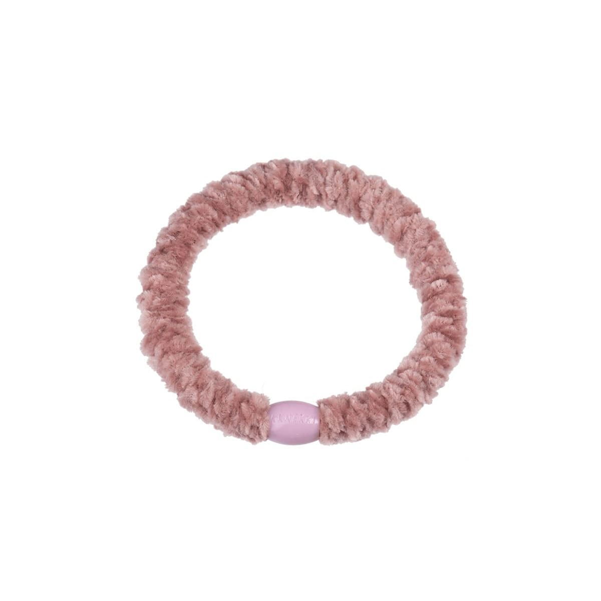Kknekki Velvet Hair Band in Dusty Rose by Bon Dep
